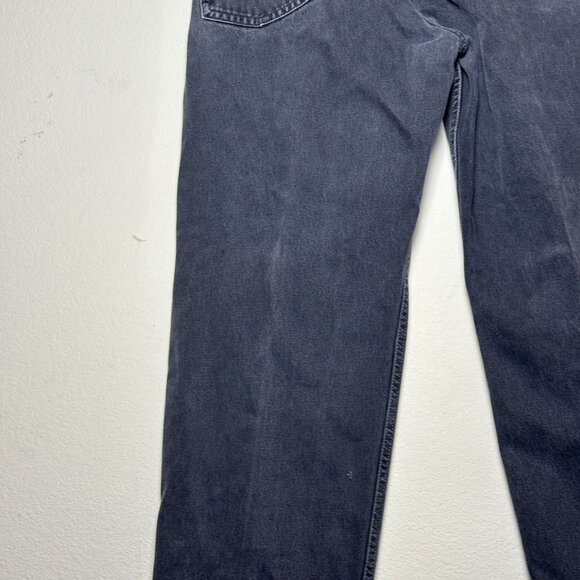 Levi 550 Denim Jean Pant Men 40x32 Black Western Workwear Fall Casual Straight - Picture 12 of 12